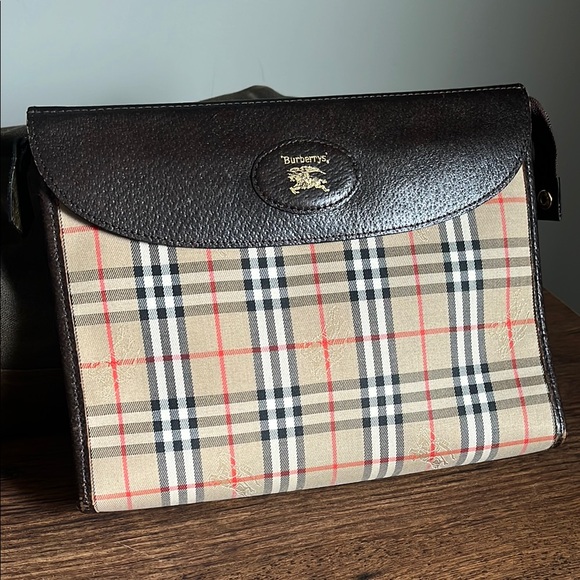 Burberry Plaid Pouch - Picture 1 of 9